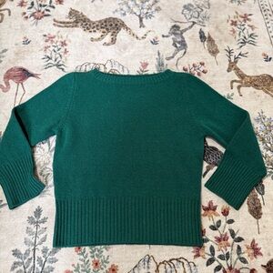 United colors of Benetton Green Women's Sweater size s 100% pure wool